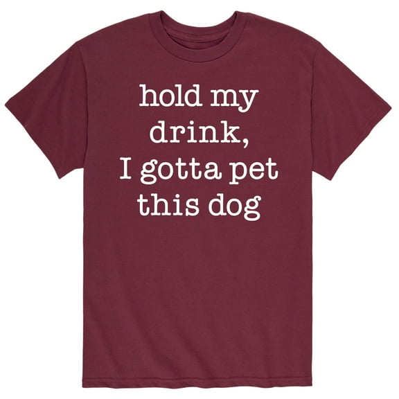 Instant Message - Hold My Drink - Men's Short Sleeve Graphic T-Shirt