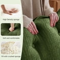 thumbnail image 5 of 107.8'' Modular Sectional Sofa, Chenille 3-Seater Sofas, Comfy Cloud Couches for Living Room, Modern Tufted Back Couch, Pillow Arms, for Small Spaces, Apartment, Offices, Green, 5 of 11