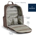 thumbnail image 4 of Bolsa para pañales Itzy Ritzy Utility Bag, color moca, con cambiador, 4 of 9