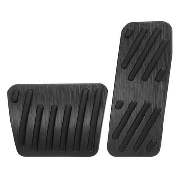 1 Set Car Brake Pedal Pad Gas Accelerator Pedal Cover for Jeep Cherokee 2014-2021 Black