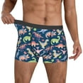 thumbnail image 2 of Kdxio Men's Boxer Briefs with Dinosaur Print - Comfortable and Breathable Underwear for Everyday Wear, 2 of 7