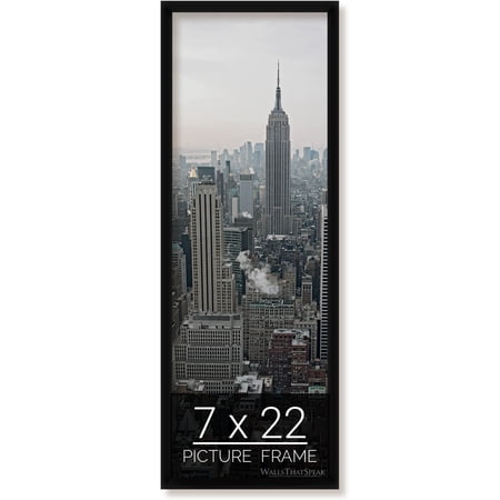 7x22 Black Picture Frame for Puzzles Posters Photos or Artwork