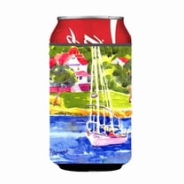 Sailboat on the lake Can or Bottle Beverage Insulator Hugger