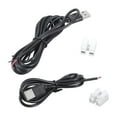 thumbnail image 6 of USB2.0 Male to 2 Pin Spring Connectors Cable Solderless 5V Charging Wire for Electronics Projects 100cm/180cm Power Cord, 6 of 8