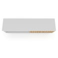 thumbnail image 6 of 62.99" Mid Century - Modern TV Stand with 3 Shelves and 2 Doors, White and Brown, 6 of 10