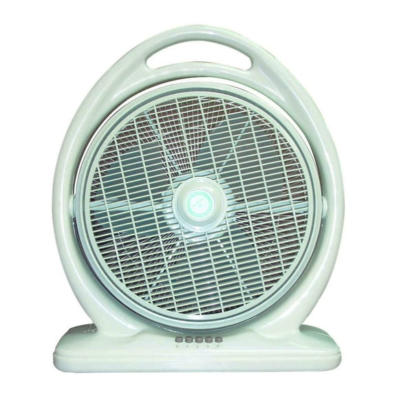 Ventilador de caja SPT Sunpentown SF-1414A, 3 velocidades, 47 x 56 x 20 cm, color verde oliva