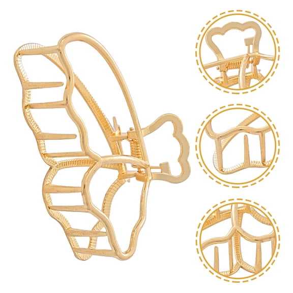 PBPBOX Hair Accessories Butterfly Silver 3Pcs