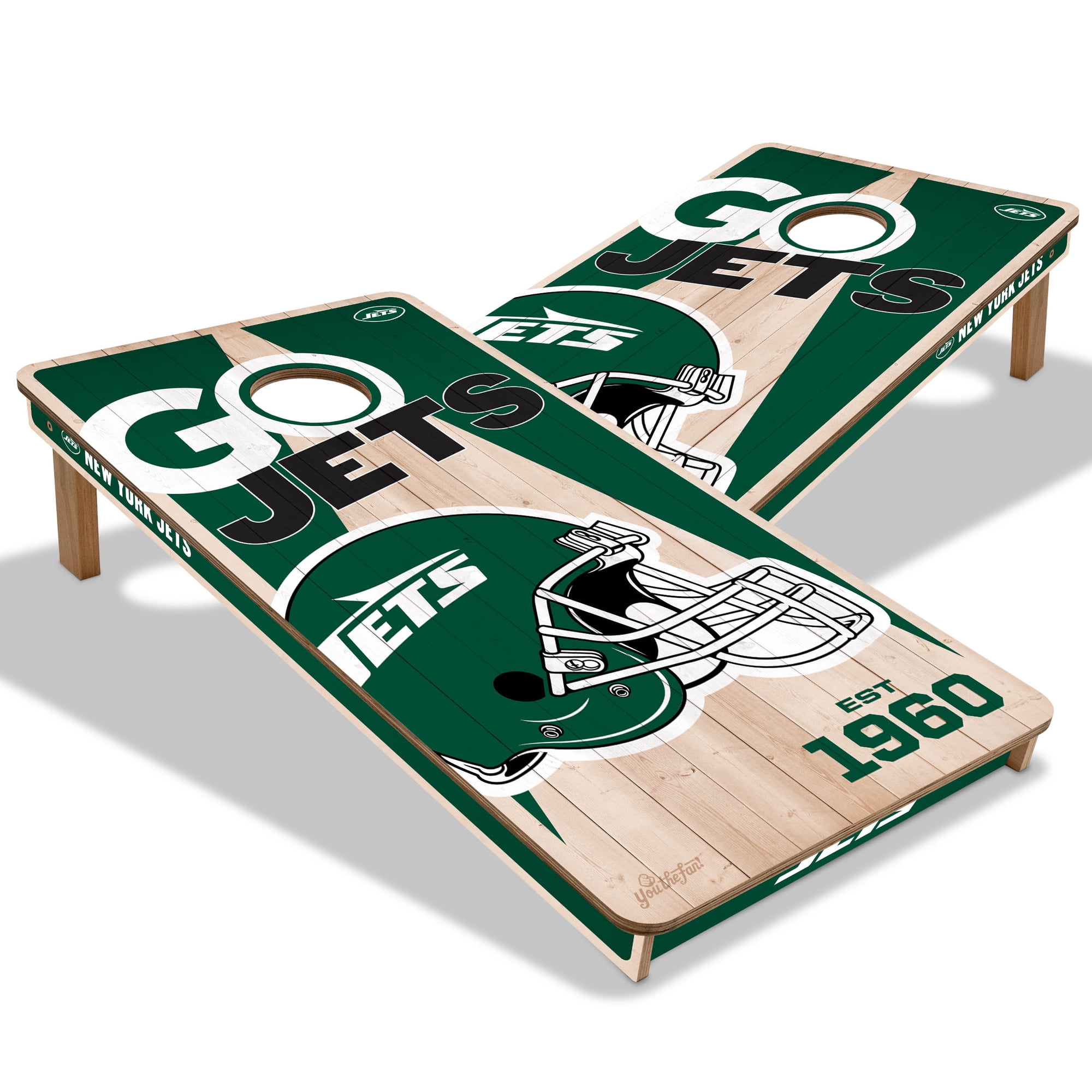 YouTheFan NFL New York Jets 2 x 4 Cornhole Game No Bags