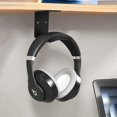 thumbnail image 2 of LLC Support de Casque Mural Noir pour Casque de Bureau, Pack de 2, 2 of 5