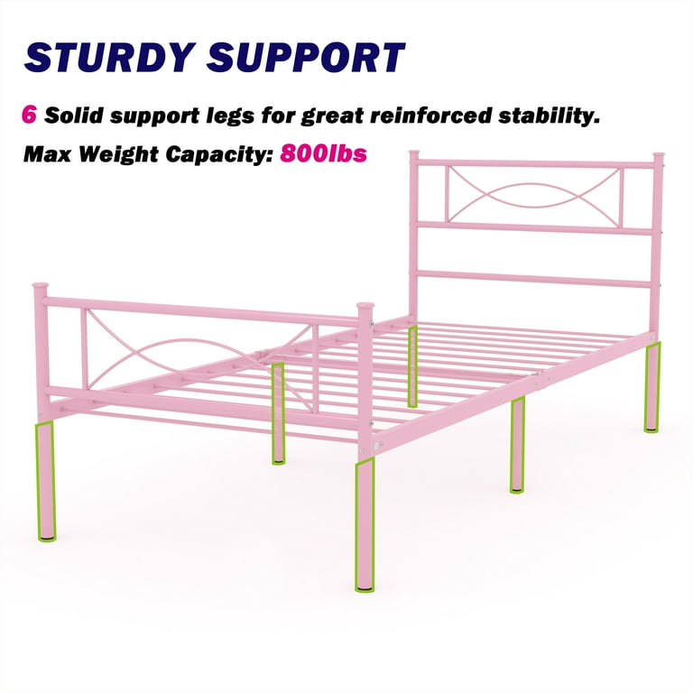 strawberry　マットレス Amazon.com: Costzon Twin Bed Frames for Kids, Wood