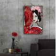 thumbnail image 6 of Epic Art 'Akai' by Loui Jover, Acrylic Glass Wall Art, 24"x36", 6 of 8