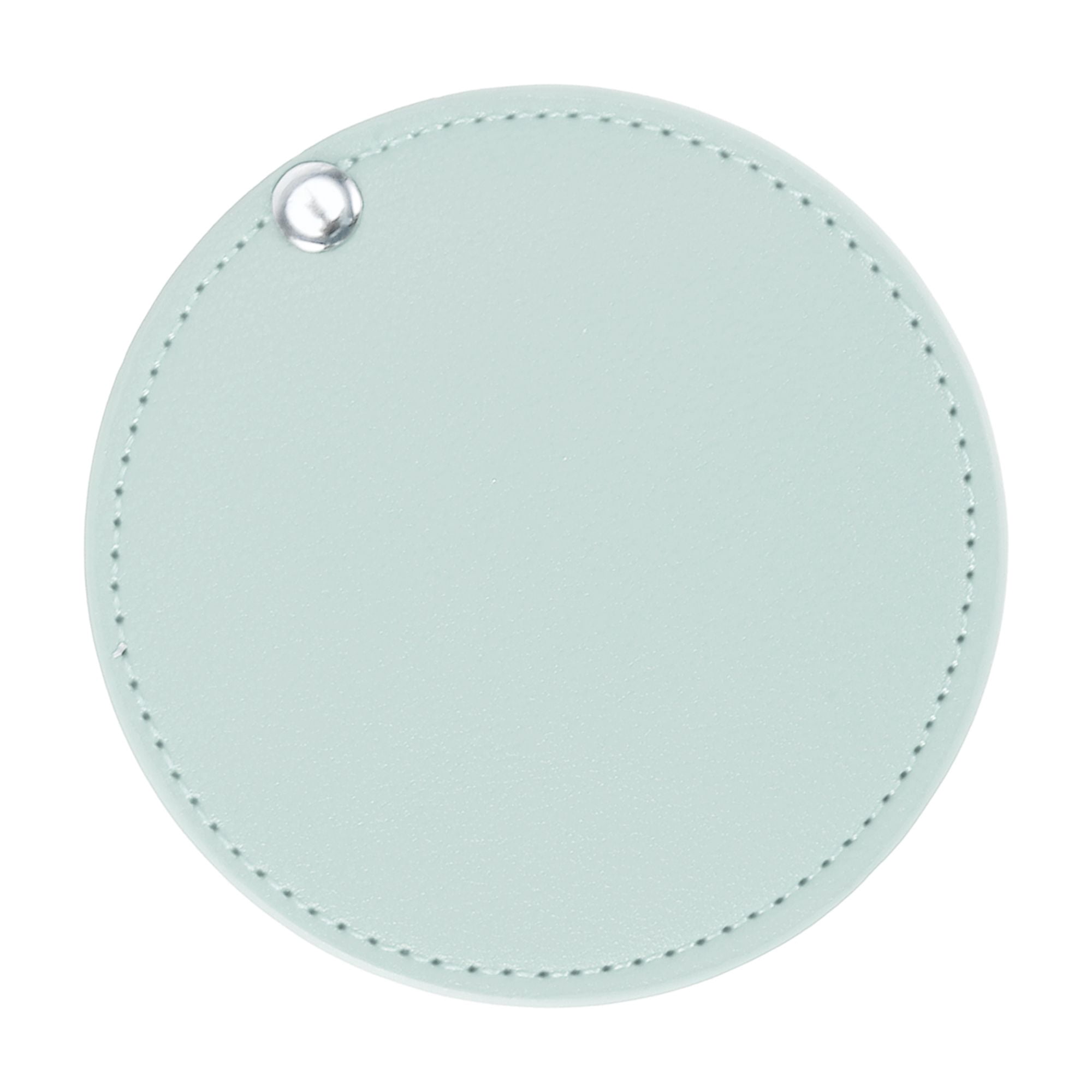 Unique Bargains Rotating Circle Makeup Mirror Blue