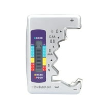 GJX Universal LCD Digital Battery Tester Checker AA, AAA, Button 9V 1.5V Cells