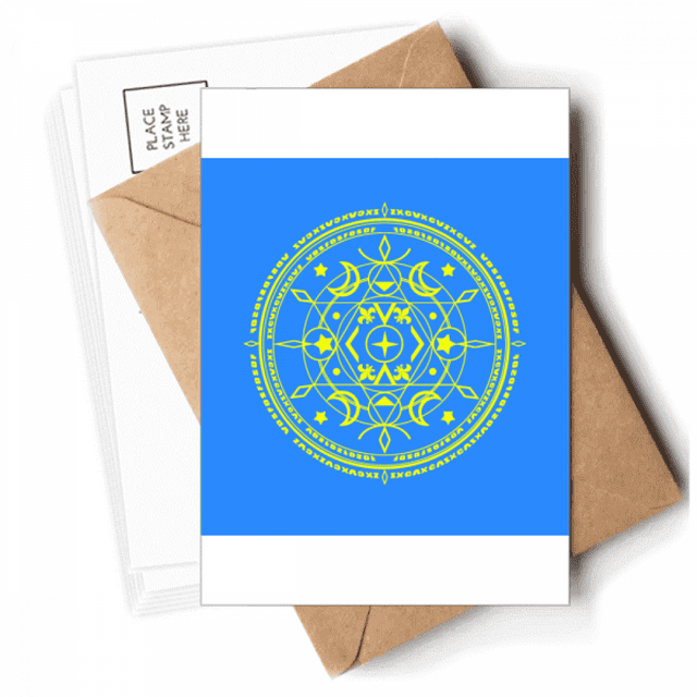 Cartes Postales Amulettes Flocon de Neige Enveloppes Cartes Vierges pour Envoi
