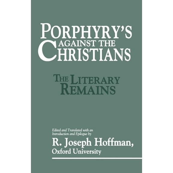 Porphyry's Against the Christians, (Hardcover)