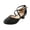 Black, variant on Women's Latin Dance Shoes Soft Sole Flexible High Heels for Ballroom Tango Performance and Practice