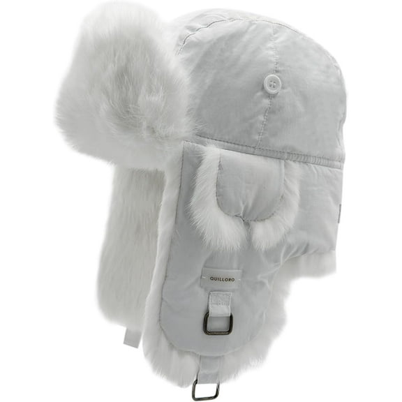 Winter Trapper Hat, Faux Rabbit Faux Fur Knit Russian Ushanka Aviator Warm Ski Hunting Cycling Winter Hats for Men and Women