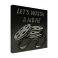 thumbnail image 2 of Wild Apple Portfolio 'Lets Watch a Movie' Canvas Art, 2 of 3