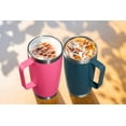 20 oz Tumbler Mug with Lid and Straw, Insulated Travel Coffee Mug with