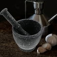 thumbnail image 4 of Miangastore Black Plastic Pestle Set with Granite Pattern for Home Use Large Capacity and Multi Function 1 Set, 4 of 8