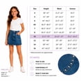 thumbnail image 6 of Jessica Simpson Girls' Skirt - Distressed 5 Pocket Stretch Denim Skirt - Jeans Skirt for Girls (7-16), 6 of 7