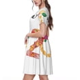 thumbnail image 2 of Balery 2025 New Year'S Vestidos sueltos de manga corta para mujer, vestidos de verano 2025, vestidos casuales de corte A con vuelo., 2 of 6