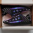 thumbnail image 3 of Autism Awareness Running Shoes Sneakers Mesh Black Size 13, 3 of 5