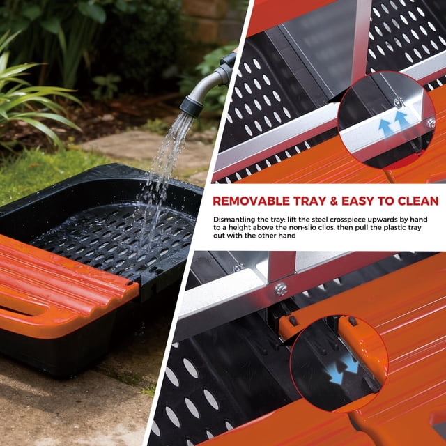 EDTara Metal Chicken Nesting Box Provides Sturdy Galvanized Steel Build and a Convenient Removable Roll-Out Tray, Ensuring Easy Egg Gathering and Cleaning for Backyard or Farm Poultry Setups
