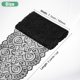 thumbnail image 3 of Uxcell 5 Yard 7.1 inch Wide Elastic Lace Fabric Ribbon Stretchy Trim for DIY Handicrafts Black, 3 of 6