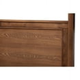 thumbnail image 5 of Baxton Studio Veronica King Size Walnut Finished Wood Platform Canopy Bed, 5 of 10