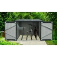 thumbnail image 7 of Hanover Bicycle Storage Shed HANBIKESHD-GRY, 7 of 7
