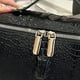 thumbnail image 5 of Bolsa de maquillaje de viaje plana abierta con patrón de piel de serpiente para mujeres y niñas, 5 of 8