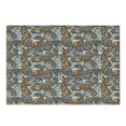thumbnail image 1 of Vintage Cutting Board, Paisley Inspired Swirls Curls Floral Abstract Botanical Oriental, Decorative Tempered Glass Cutting and Serving Board, Small Size, Orange Pale Blue Cream, by Ambesonne, 1 of 1
