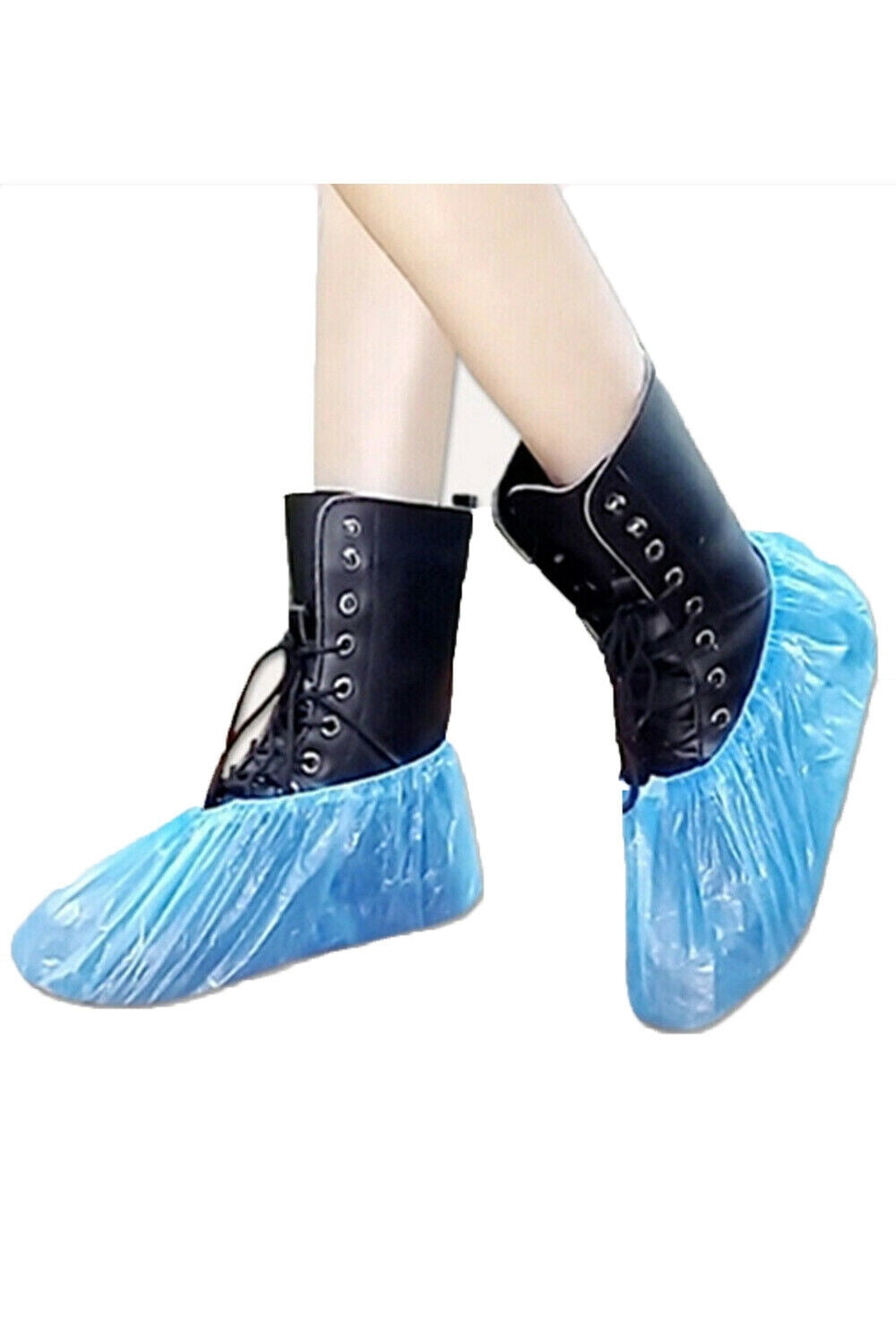 Multitrust 50 Pairs Disposable Boot & Shoe Covers Durable Non-Slip ...