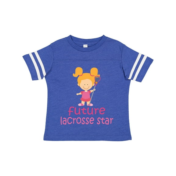 Inktastic Future Lacrosse Star Girl Girls Toddler T-Shirt