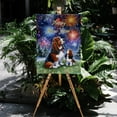 thumbnail image 4 of Happy New Year Basset Hound Family Cheer Winter Midnight Firework Vertical Matte Canvas Poster Bassets Dog Breed Lovers Gifts Idea Wall Art Home Decor - 02025, 4 of 5