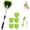 green, variant on LOUQIBINE Inside Windshield Cleaning Tool, 6pcs Set with Extendable Handle and Reusable Microfiber Pads, Car Interior Detailing Cleaning Kit for Auto Windows, Home, Office, Exterior Glass