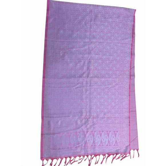 DWEEP SARA Women Silk Scarf/Shawl Lightweight - Light Pink