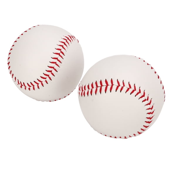 Pratique de Softball, Cuir PU Dur Slowpitch Softball d'Entraînement Professionnel Baseball pour Sports de Plein Air 2 Pcs