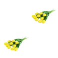 thumbnail image 2 of Ramo falso de flores Bearachild 10X PU Real Touch Amarillo 2Conjunto, 2 of 6