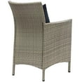 thumbnail image 3 of Modway Conduit Outdoor Patio Wicker Rattan Dining Armchair Set of 4, Multiple Colors, 3 of 3