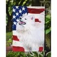 thumbnail image 3 of Carolines Treasures BB9691GF Samoyed Patriotic Flag Garden Size  Small multicolor, 3 of 3
