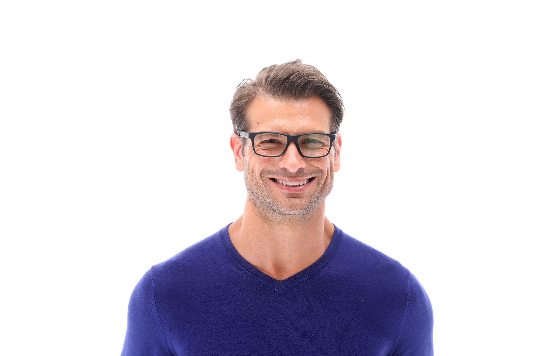 SAV Sportex Reading Glasses, Rectangular Sport Frame, AR4163, +1.75, Sport Green