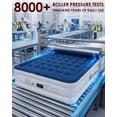 thumbnail image 4 of Queen Size Air Mattress with Built-in Pump, 18" Raised Blow Up Mattress, Fast 3-Min Inflation, Portable Leak-Proof Air Bed for Guests, Camping, Moving & Home, 4 of 8