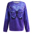 thumbnail image 4 of Camisas Para Mujer Camisetas de Gran Tamaño Manga Larga Estampado de Moda Camiseta Suelta Blusa Cuello Redondo Tops Casuales Odeerbi  ODB134212, 4 of 5