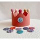 thumbnail image 1 of Sombrero de cumpleaños para niños, corona, bola, fiesta, tema, sombrero, accesorios para fotografías, 1 of 6