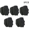 thumbnail image 3 of 5Pcs Tire Waxing Sponge with Grip Handle, High Density Foam Wave Shape Sponges H-e-x Grip Sponge Handheld Tire Cleaner Sponge Tire Dressing Tools, 3 of 7