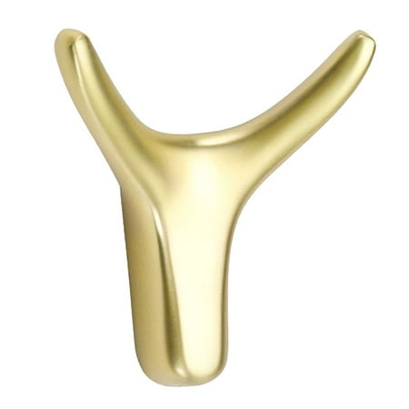 

Ox Horn Creative Design Zinc Alloy Wall Mount Hook Dual Hanger Wardrobe Clothes