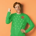 thumbnail image 3 of Old Glory Mens Halloween Cactus Costume Long Sleeve T Shirt, 3 of 6
