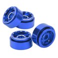 thumbnail image 1 of 4pcs RC Car Beadlock Wheels Rims, Aluminum Alloy 1.0 Inch Wheels for 1/18, 1/24 Axial SCX24 RC Cars, 1 of 8